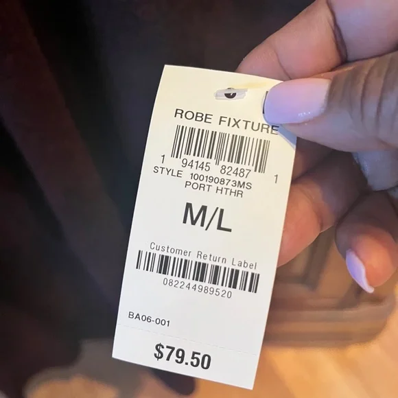 State of Day Plum (Port Heather) Long Knit Cardigan Sweater w/Pockets (M/L) NWT - Picture 8 of 9